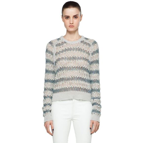 NWT $425 Theysken´s Theory Koro‎ C Sweater Striped...